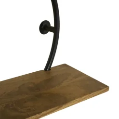 Wandrekken & Planken|Wandrekken< Wandrek Aurano Mango / Zwart - Ø 45 cm