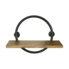 Wandrekken & Planken|Wandrekken< Wandrek Aurano Mango / Zwart - Ø 30 cm