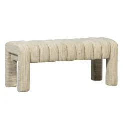 Poefs & Krukjes<WOOOD Bank Frex Beige - 110x43 cm
