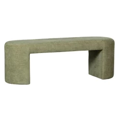 Poefs & Krukjes|Eetkamerbanken<WOOOD Bank Jacob Olijfgroen - 130x46 cm