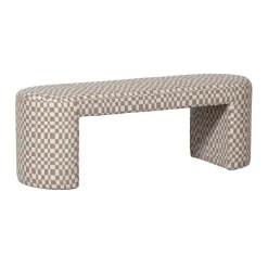 Poefs & Krukjes|Eetkamerbanken<WOOOD Bank Jacob Zand - 130x46 cm
