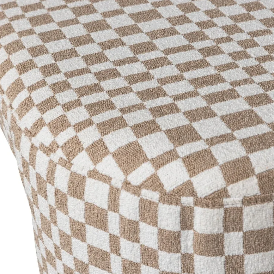 Poefs & Krukjes|Eetkamerbanken<WOOOD Bank Jacob Zand - 130x46 cm