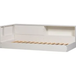 Eenpersoonsbedden<WOOOD Bed Carter Wit - 90x200 cm