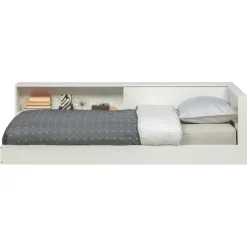 Eenpersoonsbedden<WOOOD Bed Connect Wit - 90x200 cm