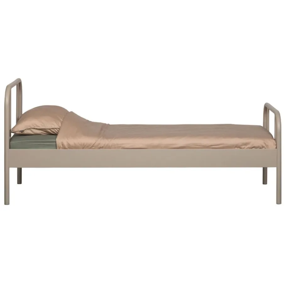 Eenpersoonsbedden<WOOOD Bed Mata Zand - 90x200 cm