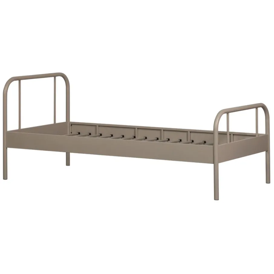 Eenpersoonsbedden<WOOOD Bed Mata Zand - 90x200 cm