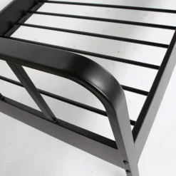 Eenpersoonsbedden<WOOOD Bed Mees Zwart - 90x200 cm