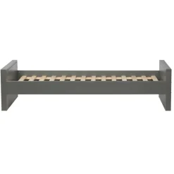 Eenpersoonsbedden<WOOOD Bed Morris Leem - 90x200 cm