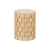 Bijzettafels<WOOOD Bijzettafel Axu Zand - Ø 35 cm