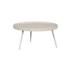 Salontafels<WOOOD Bijzettafel Bounds Beige - Ø 74 cm