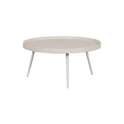 Salontafels<WOOOD Bijzettafel Bounds Beige - Ø 74 cm