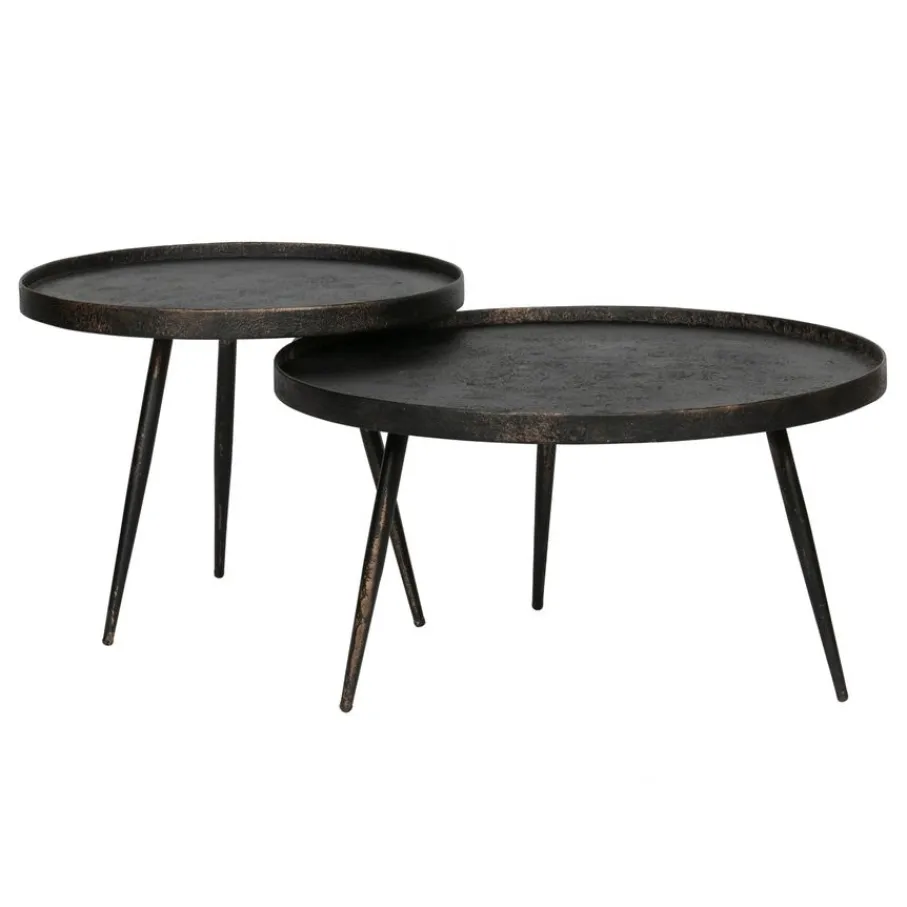 Bijzettafels<WOOOD Bijzettafel Bounds Brons - Ø 58 cm