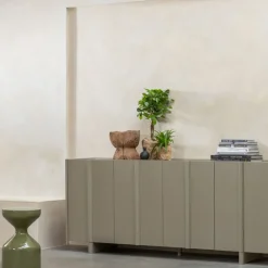 Bijzettafels<WOOOD Bijzettafel Floyd Groen - Ø 30 cm