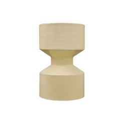 Bijzettafels<WOOOD Bijzettafel Hidde Geel - Ø 30 cm