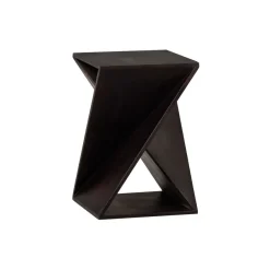 Bijzettafels<WOOOD Bijzettafel Ikem Donkerbruin - 41x41 cm
