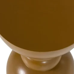 Bijzettafels<WOOOD Bijzettafel Miel Honinggeel - Ø 35 cm