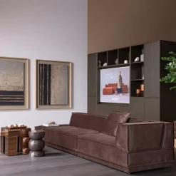Bijzettafels<WOOOD Bijzettafel Mirrox Bruin - 45x45 cm