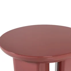 Bijzettafels<WOOOD Bijzettafel Orivo Rood / Roze - Ø 40 cm