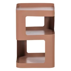 Bijzettafels|Nachtkastjes<WOOOD Bijzettafel Riv Zalmroze - 35x35 cm