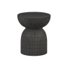Bijzettafels<WOOOD Bijzettafel Samson Donkerbruin - Ø 37 cm