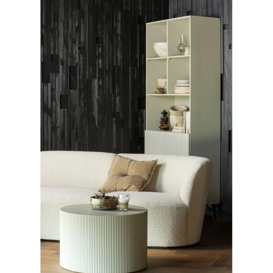 Salontafels|Bijzettafels<WOOOD Bijzettafel Sanne Beige - Ø 60 cm