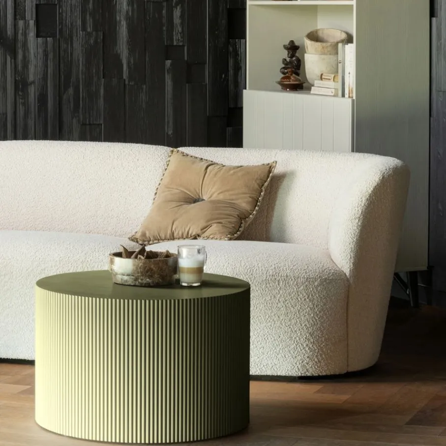 Salontafels|Bijzettafels<WOOOD Bijzettafel Sanne Groen - Ø 60 cm