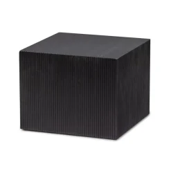 Bijzettafels<WOOOD Bijzettafel Sanne Zwart - set 2 stuks