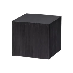 Bijzettafels<WOOOD Bijzettafel Sanne Zwart - set 2 stuks