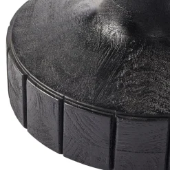 Bijzettafels<WOOOD Bijzettafel Soya Zwart - Ø 60 cm