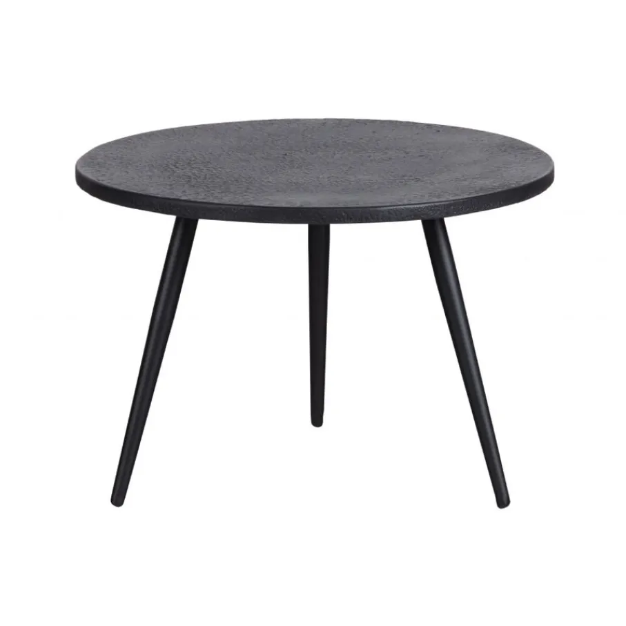 Bijzettafels<WOOOD Bijzettafel Suze Zwart - set 2 stuks