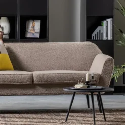 Bijzettafels<WOOOD Bijzettafel Suze Zwart - set 2 stuks