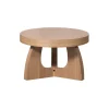 Bijzettafels<WOOOD Bijzettafel Tala Naturel - Ø 55 cm