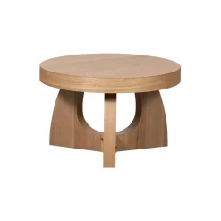 Bijzettafels<WOOOD Bijzettafel Tala Naturel - Ø 55 cm