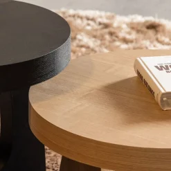 Bijzettafels<WOOOD Bijzettafel Tala Naturel - Ø 55 cm