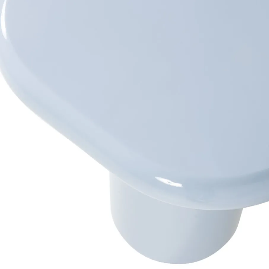Bijzettafels<WOOOD Bijzettafel Zava Lichtblauw - Ø 50 cm