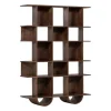 Boekenkasten<WOOOD Boekenkast Sinne Bruin - 130x180x35 cm