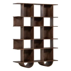 Boekenkasten<WOOOD Boekenkast Sinne Bruin - 130x180x35 cm