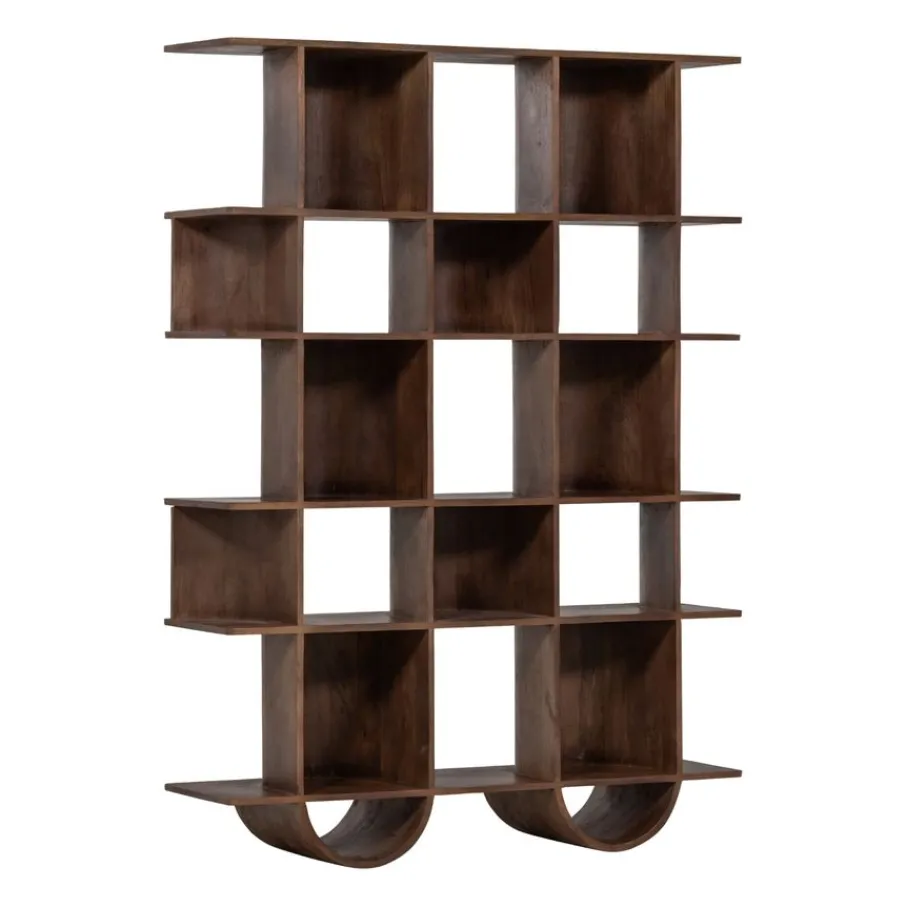 Boekenkasten<WOOOD Boekenkast Sinne Bruin - 130x180x35 cm