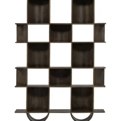 Boekenkasten<WOOOD Boekenkast Sinne Bruin - 130x180x35 cm