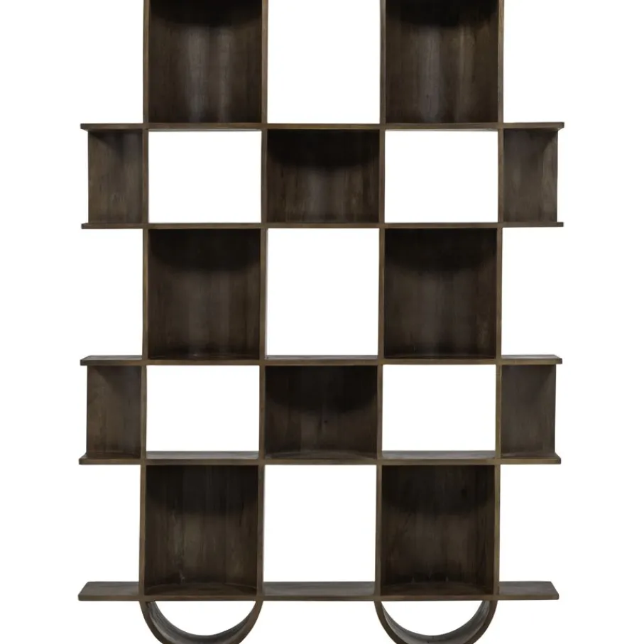 Boekenkasten<WOOOD Boekenkast Sinne Bruin - 130x180x35 cm