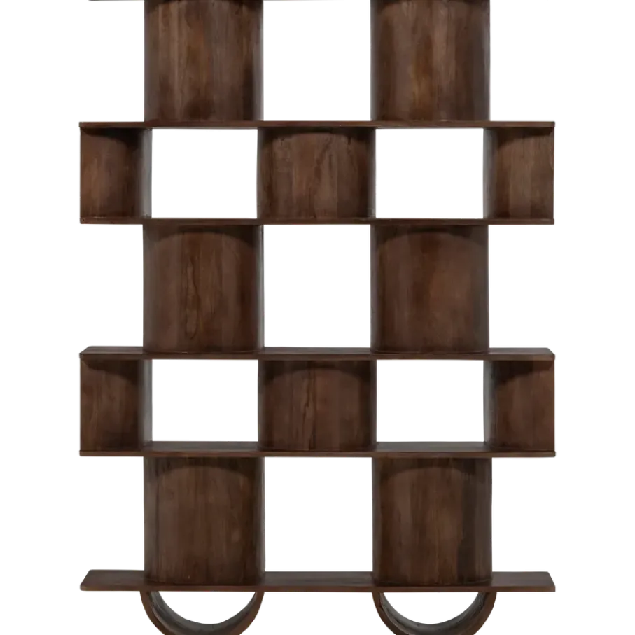 Boekenkasten<WOOOD Boekenkast Sinne Bruin - 130x180x35 cm