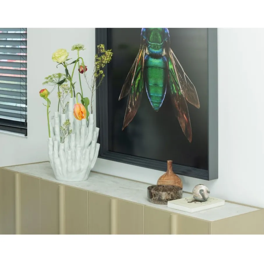 Kastaccessoires<WOOOD Bovenblad Basu Grijs - 197x40 cm