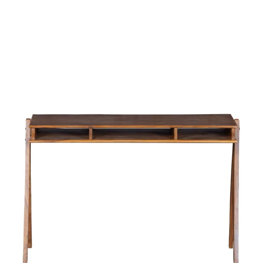 Bureaus|Sidetables<WOOOD Bureau Compartment Bruin - 120x78x50 cm