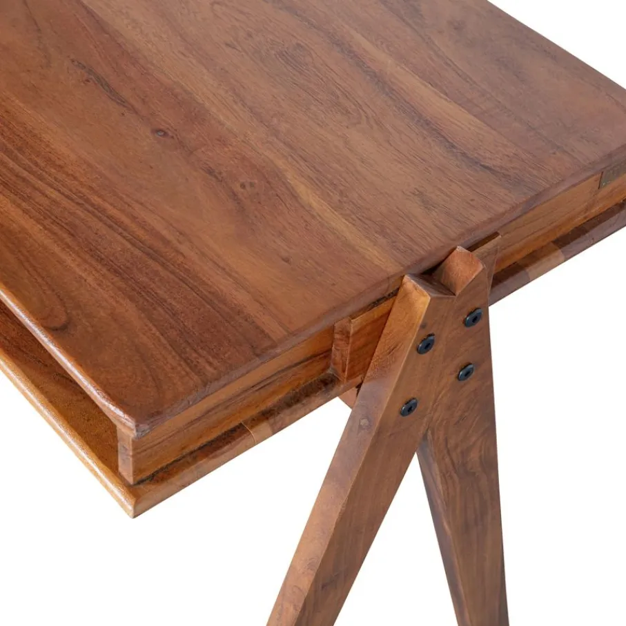 Bureaus|Sidetables<WOOOD Bureau Compartment Bruin - 120x78x50 cm