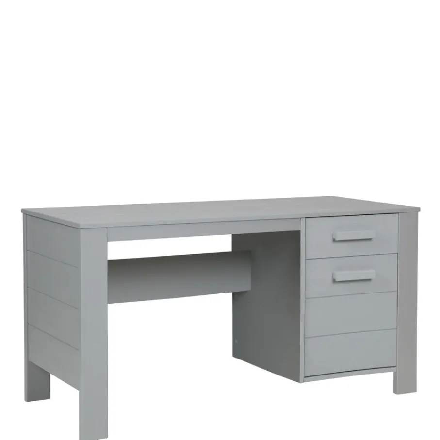 Bureaus<WOOOD Bureau Dennis Grijs - 141x74x59 cm