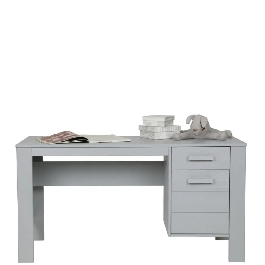 Bureaus<WOOOD Bureau Dennis Grijs - 141x74x59 cm