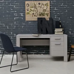 Bureaus<WOOOD Bureau Dennis Grijs - 141x74x59 cm
