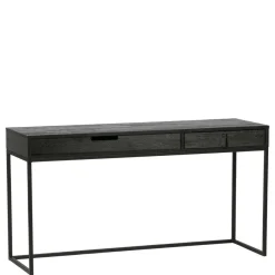 Bureaus|Sidetables<WOOOD Bureau Silas Zwart - 140x75x44 cm