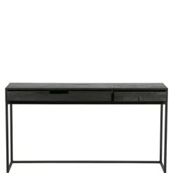 Bureaus|Sidetables<WOOOD Bureau Silas Zwart - 140x75x44 cm