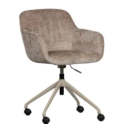 Bureaus|Eetkamerstoelen<WOOOD Bureaustoel Morros Taupe